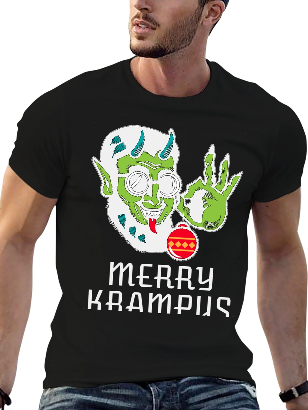 Merry Krampus Holiday T-Shirt
