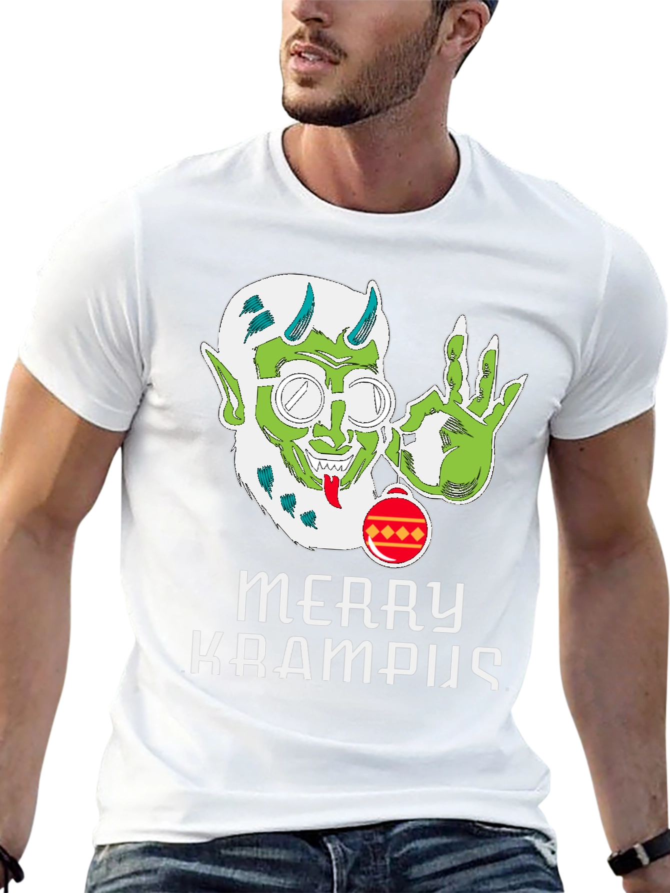 Merry Krampus Holiday T-Shirt