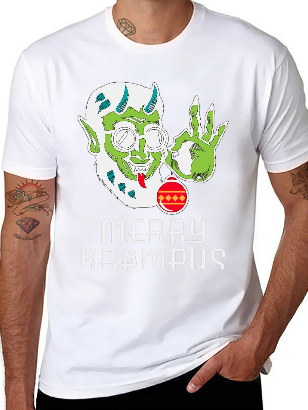 Merry Krampus Holiday T-Shirt