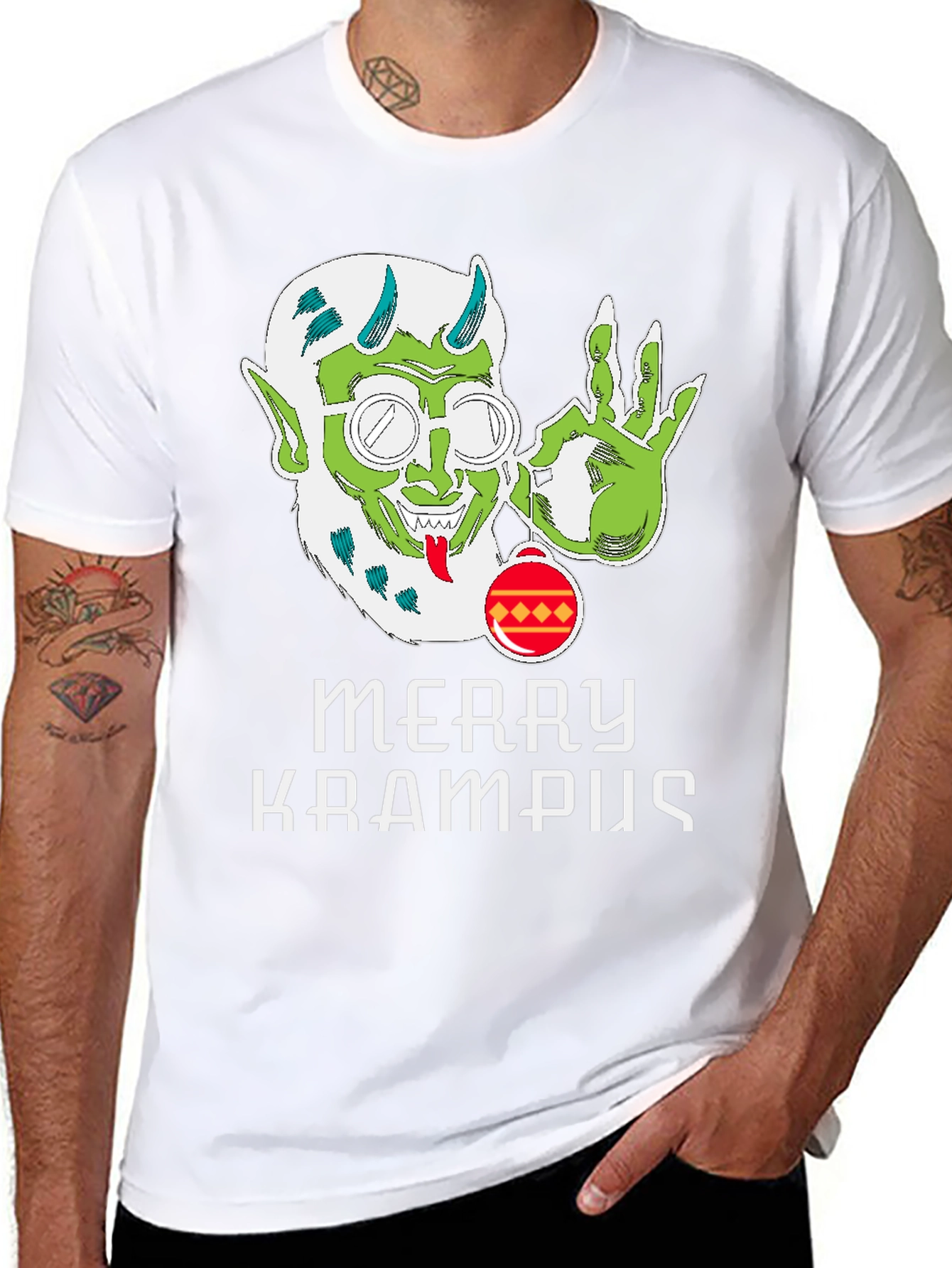 Merry Krampus Holiday T-Shirt
