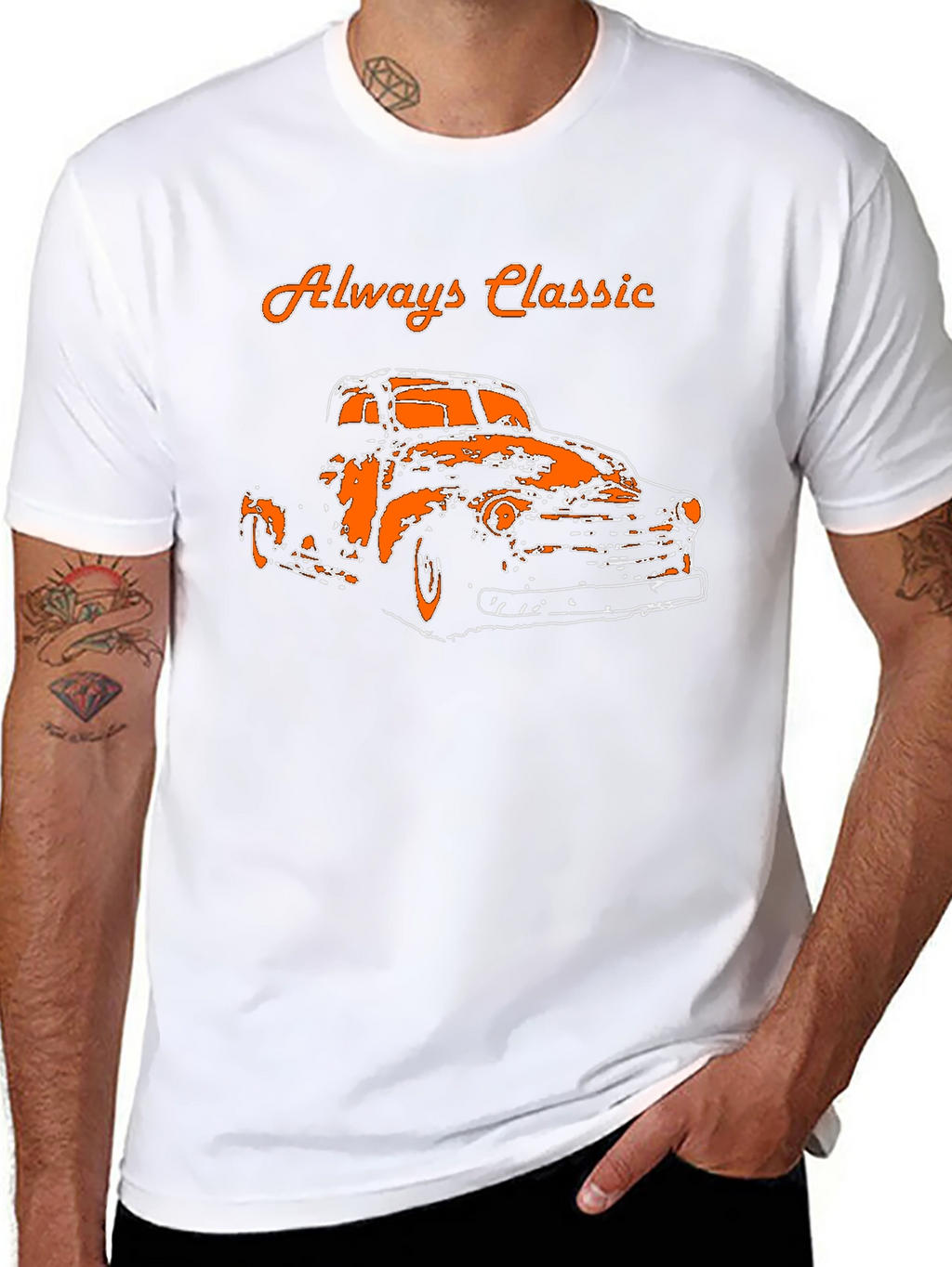 Always Classic Car Graphic T-Shirt