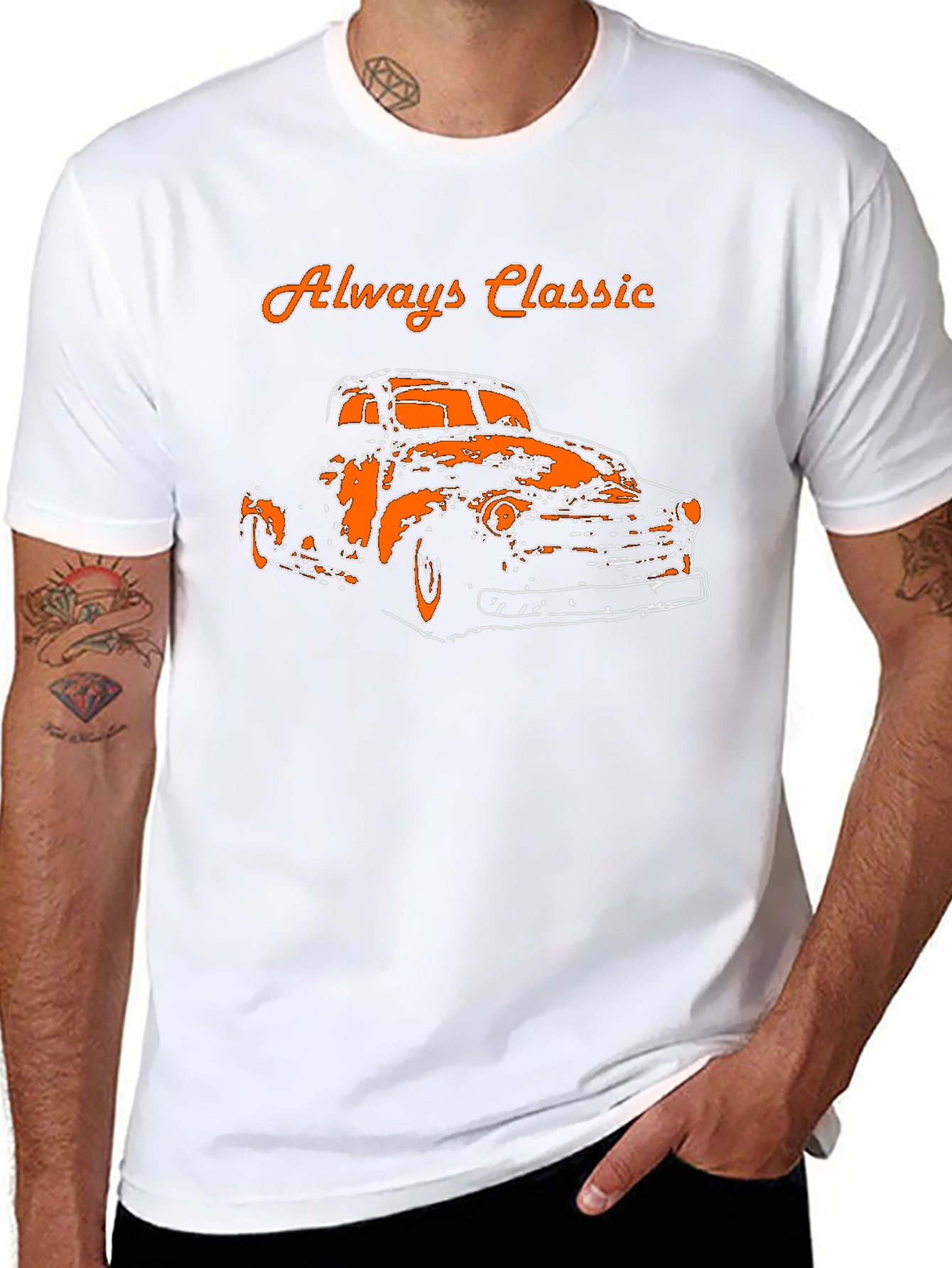 Always Classic Car Graphic T-Shirt