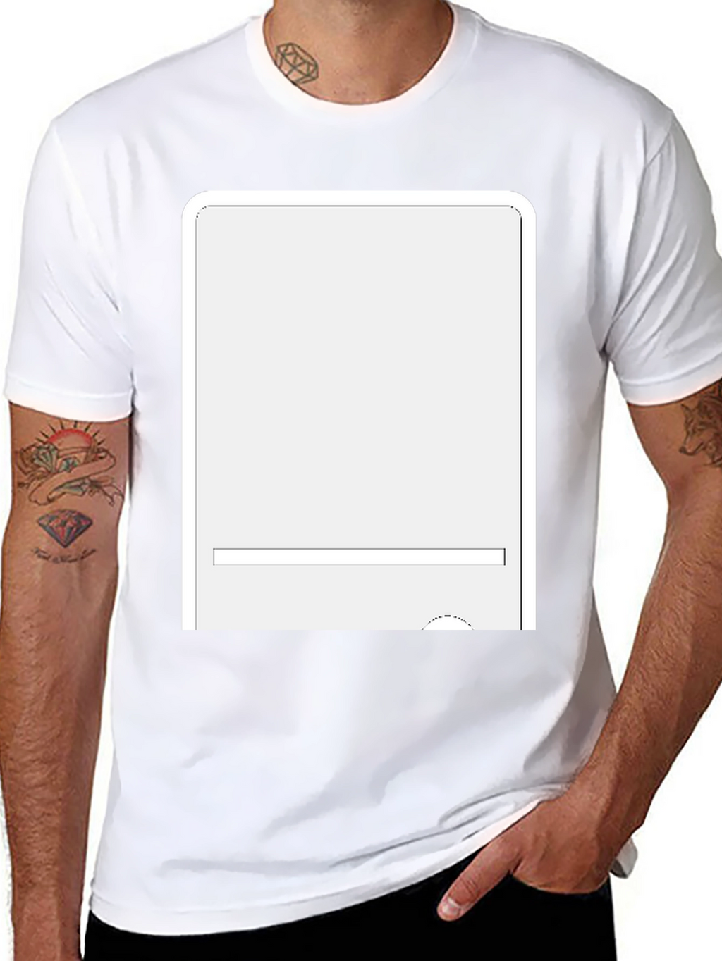 Modern Black T-Shirt with Graphic