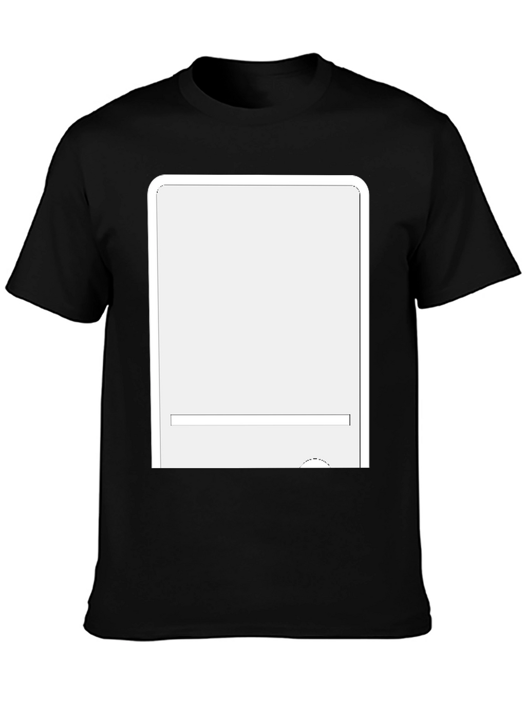 Modern Black T-Shirt with Graphic