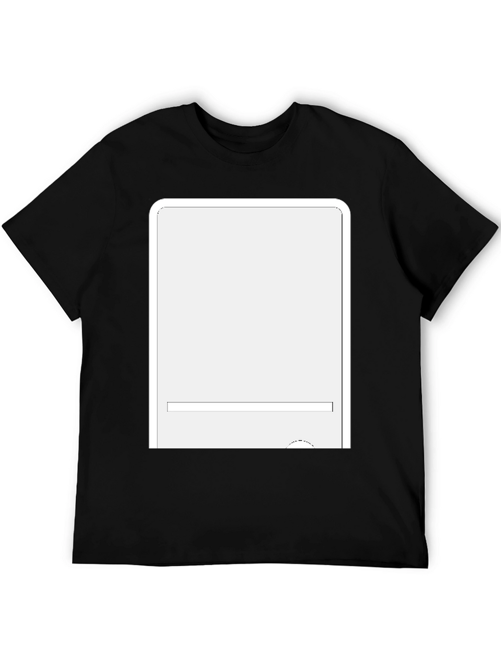 Modern Black T-Shirt with Graphic