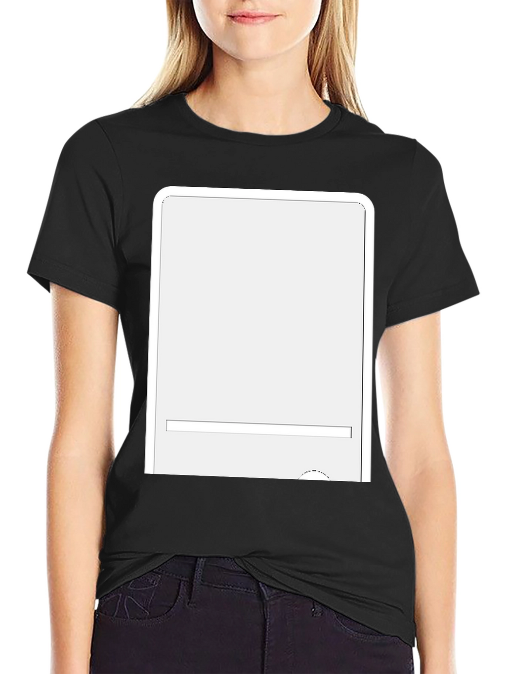 Modern Black T-Shirt with Graphic