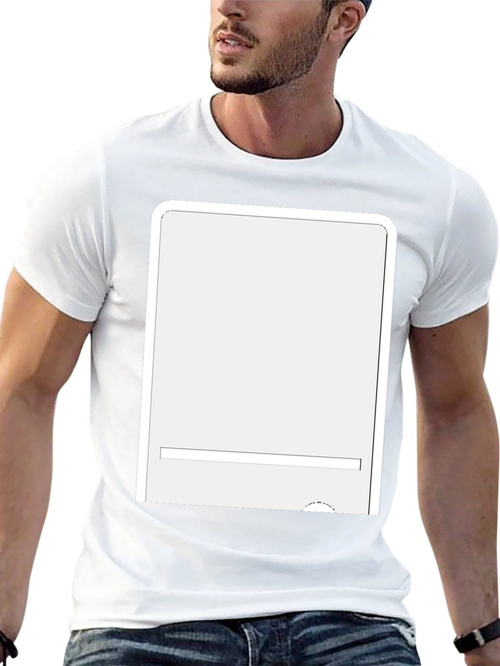 Modern Black T-Shirt with Graphic