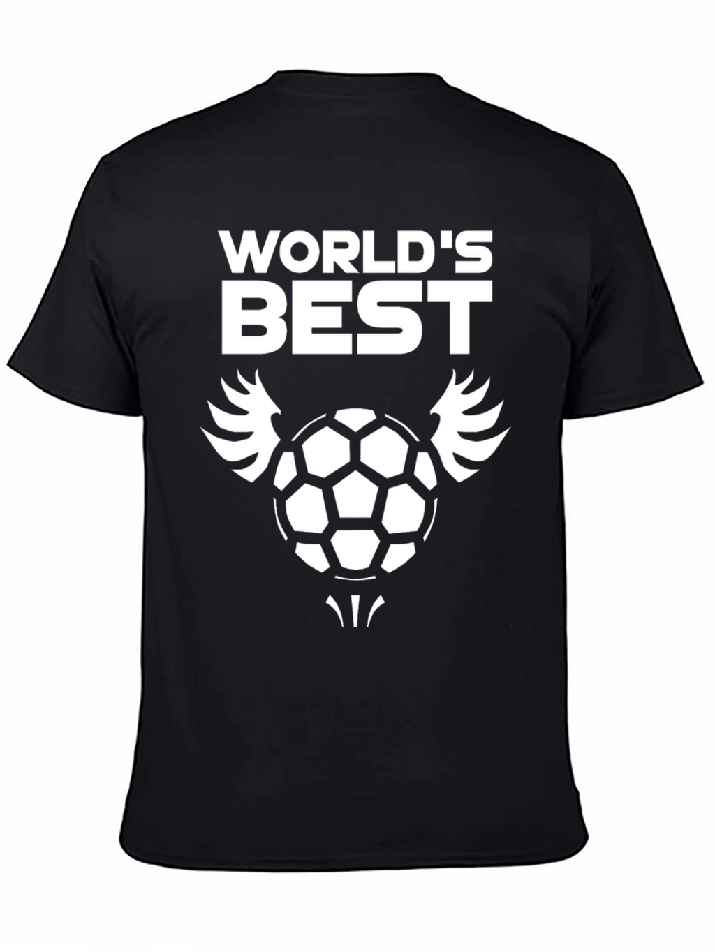 Worlds Best Soccer T-Shirt - Black Graphic Tee