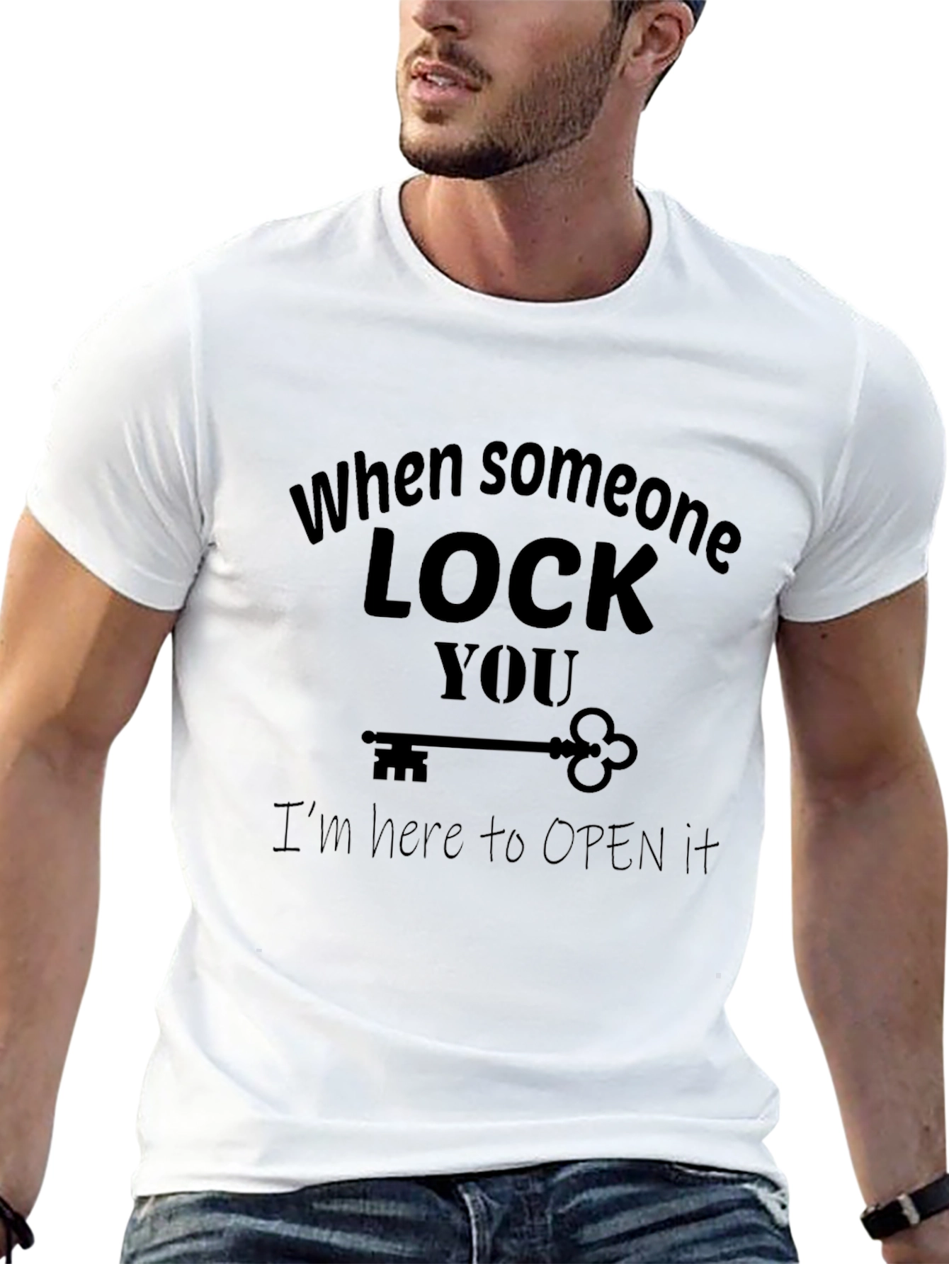 Funny Unlock T-Shirt - When Someone Lock You T-Shirt