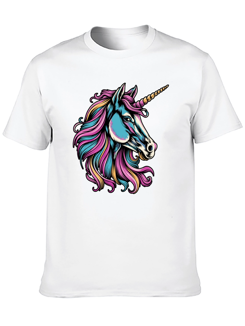 Unicorn Graphic Black T-Shirt