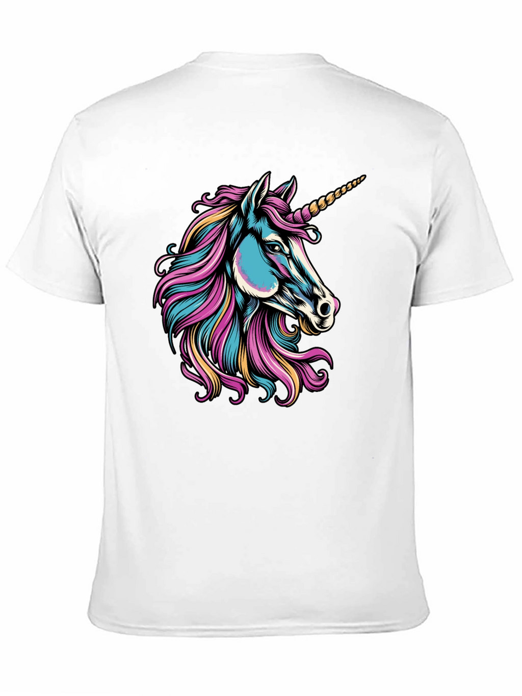 Unicorn Graphic Black T-Shirt