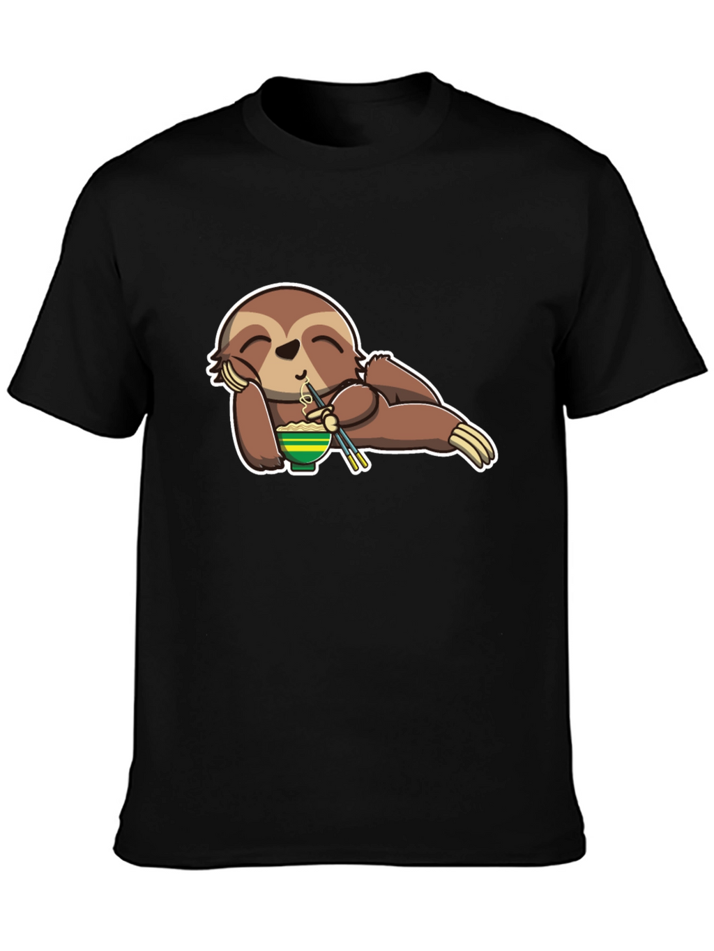 Sloth Ramen Lover T-Shirt - Relaxed & Fun!
