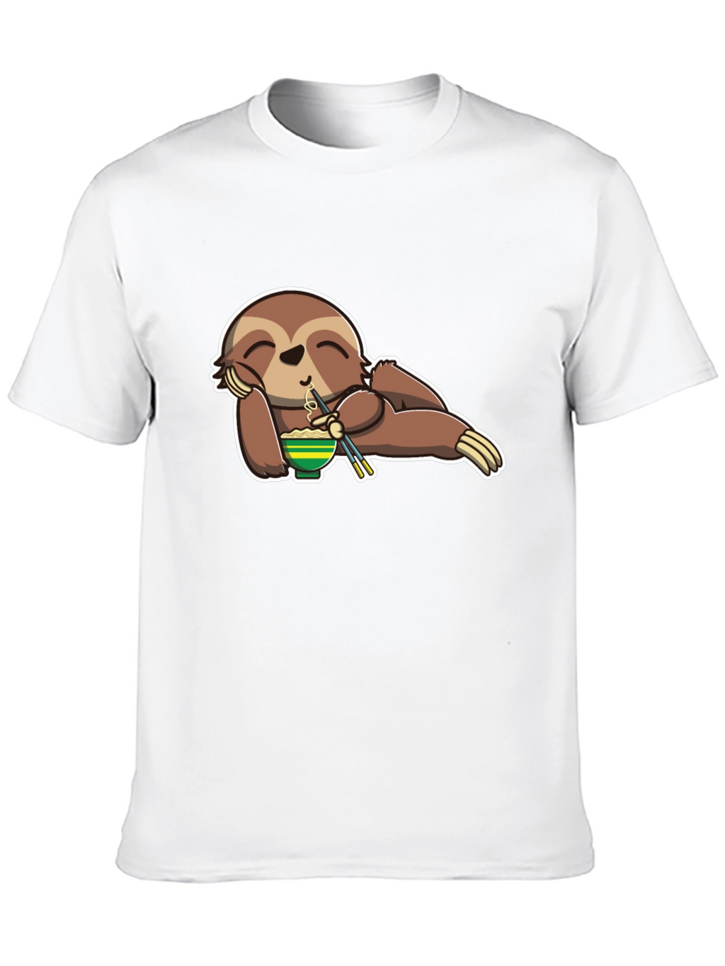 Sloth Ramen Lover T-Shirt - Relaxed & Fun!