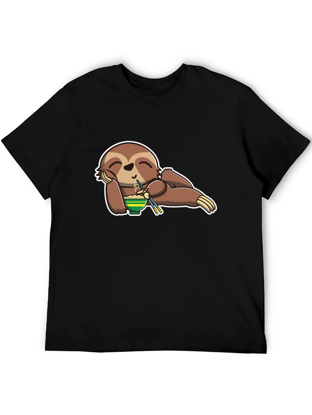 Sloth Ramen Lover T-Shirt - Relaxed & Fun!
