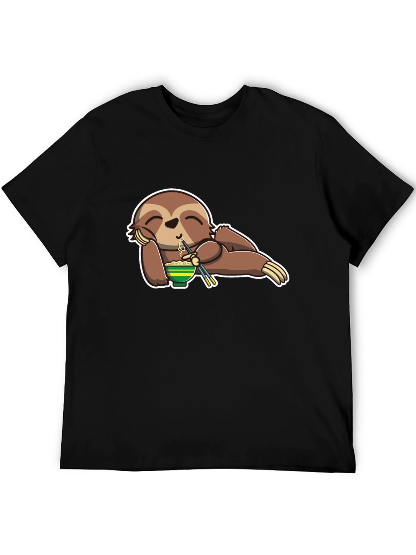 Sloth Ramen Lover T-Shirt - Relaxed & Fun!