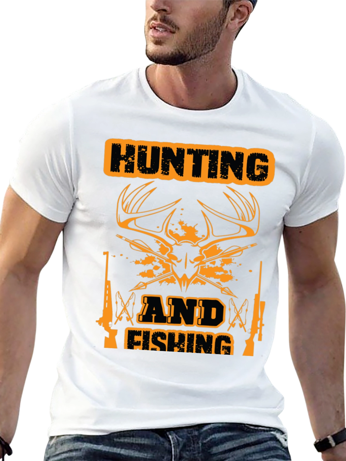 Hunting & Fishing Graphic Tee - Outdoorsman Apparel