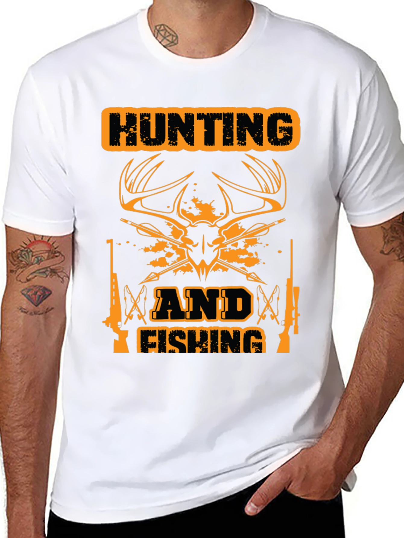 Hunting & Fishing Graphic Tee - Outdoorsman Apparel