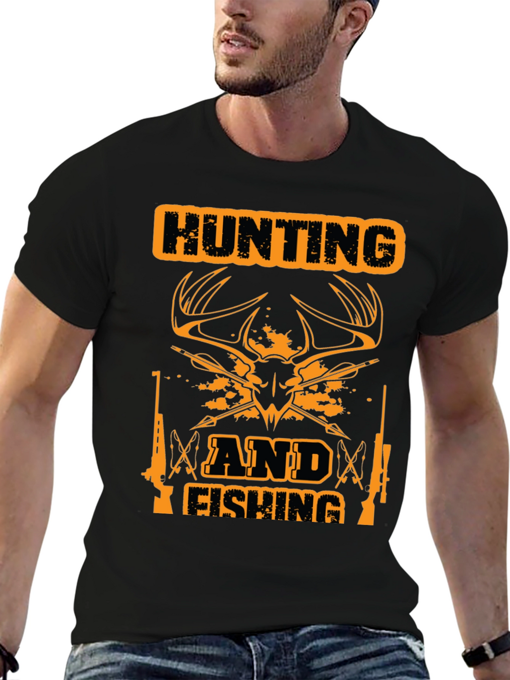 Hunting & Fishing Graphic Tee - Outdoorsman Apparel
