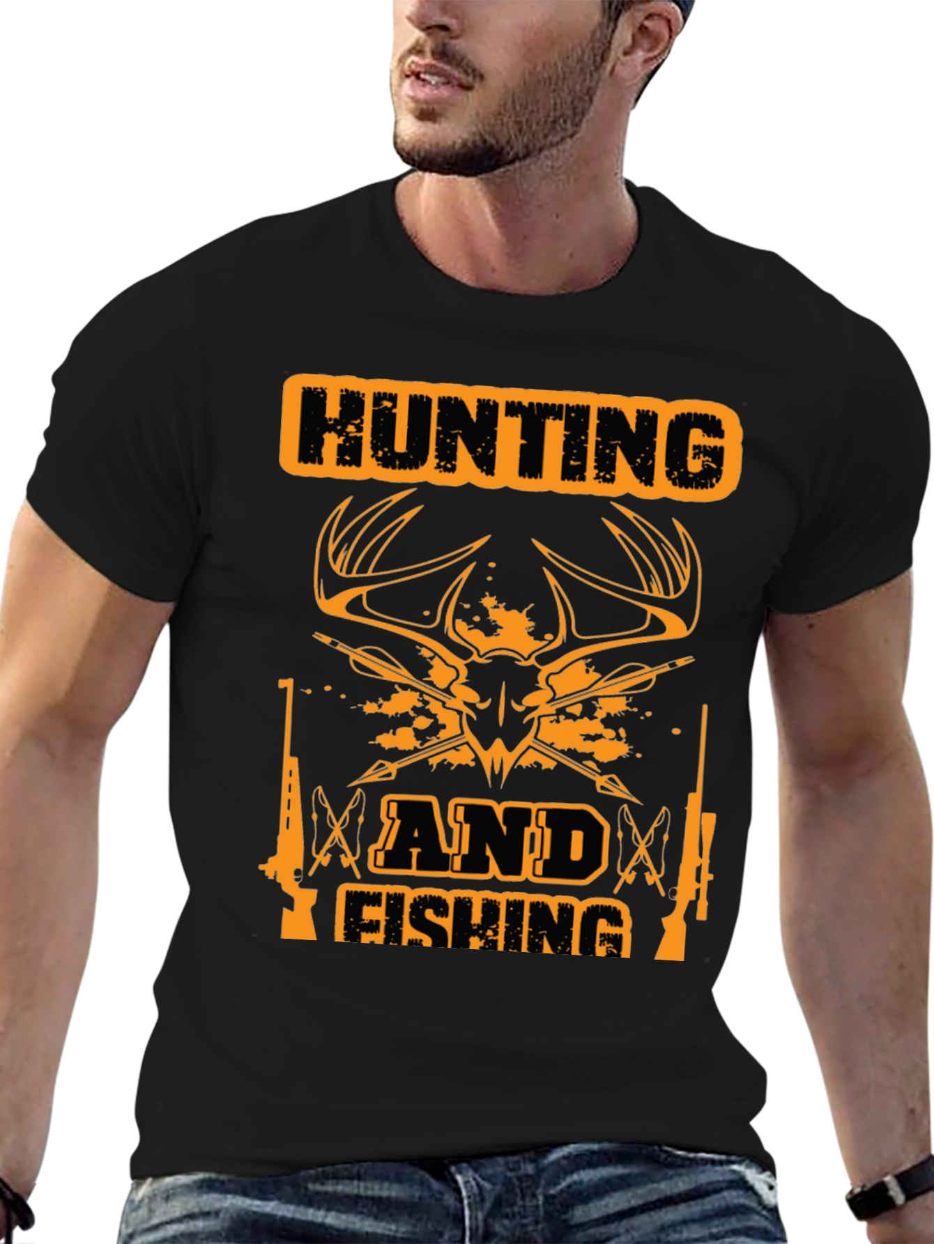 Hunting & Fishing Graphic Tee - Outdoorsman Apparel