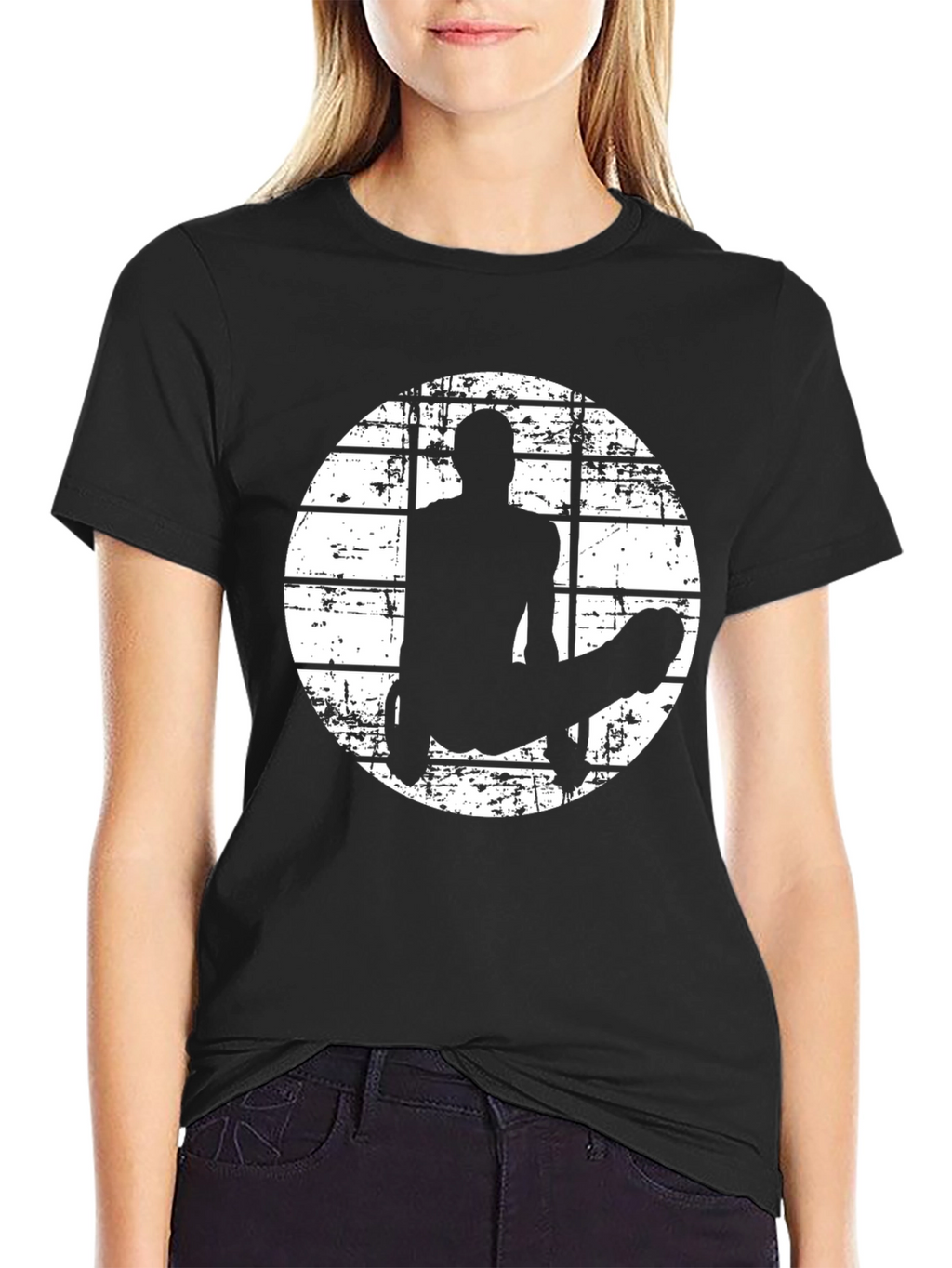 Gymnast Rings T-Shirt - Black Graphic Tee