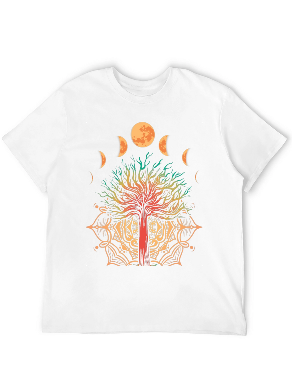 Tree of Life Moon Phases Graphic T-Shirt