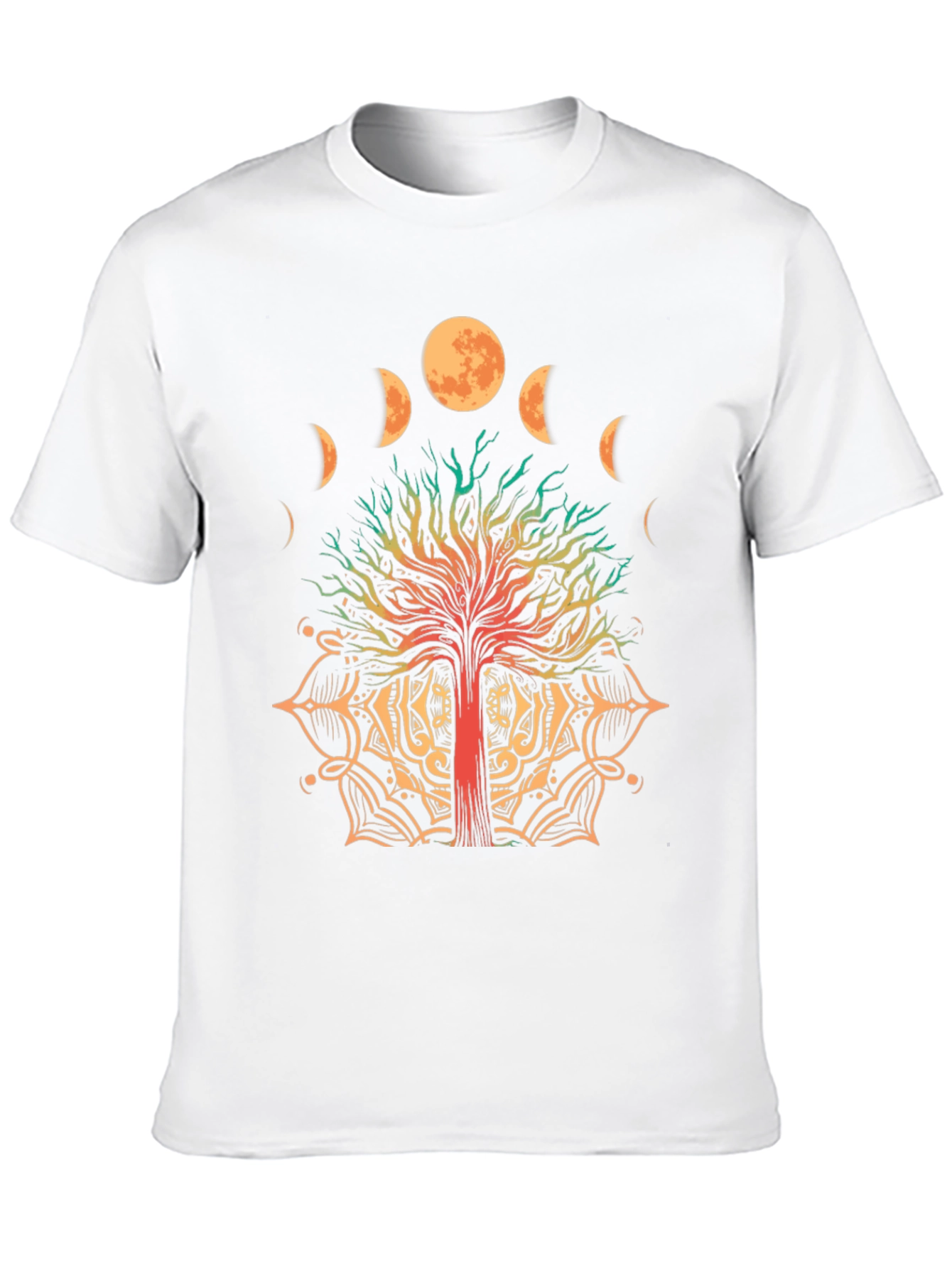 Tree of Life Moon Phases Graphic T-Shirt
