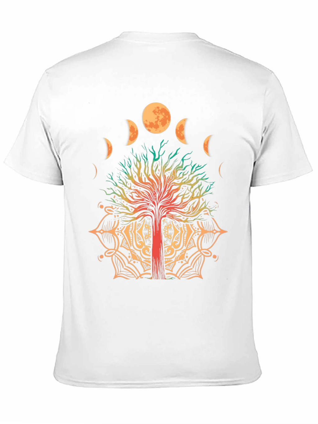 Tree of Life Moon Phases Graphic T-Shirt