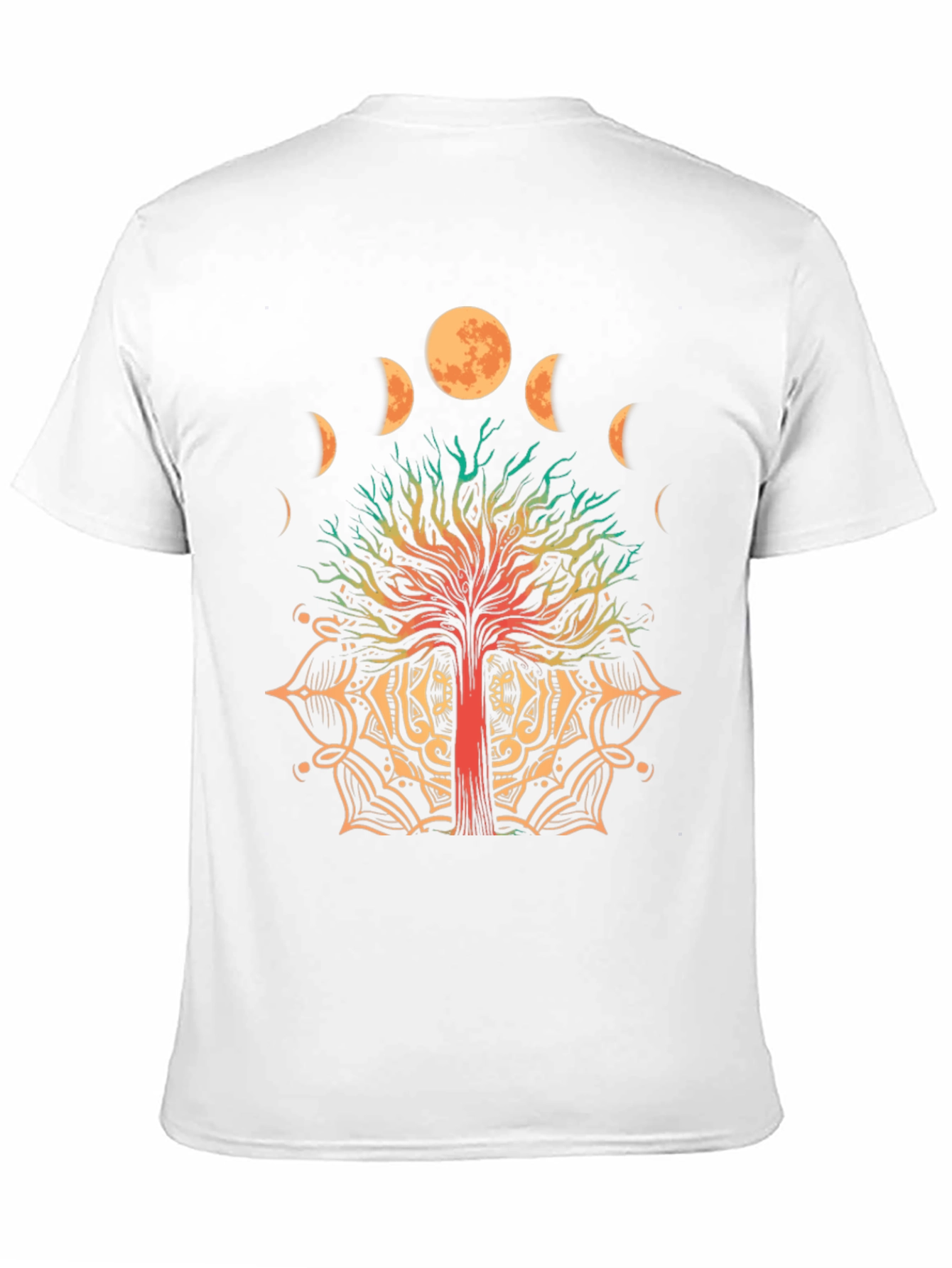 Tree of Life Moon Phases Graphic T-Shirt