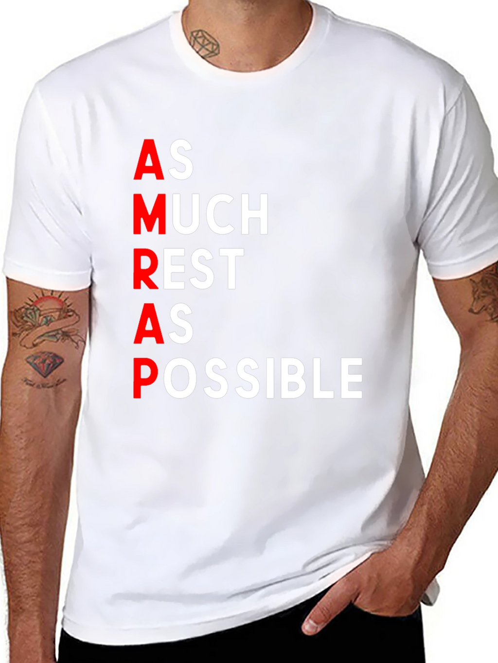 AMRAP T-Shirt - As Much Rest As Possible