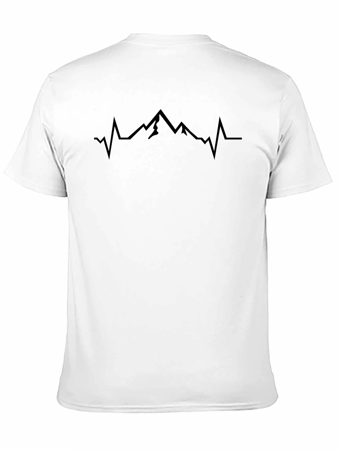 Mountain Heartbeat Black Graphic Tee