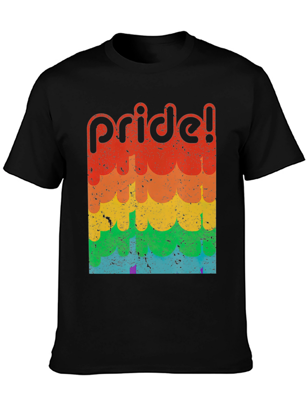 Retro Pride T-Shirt - LGBTQ+ Rainbow Tee