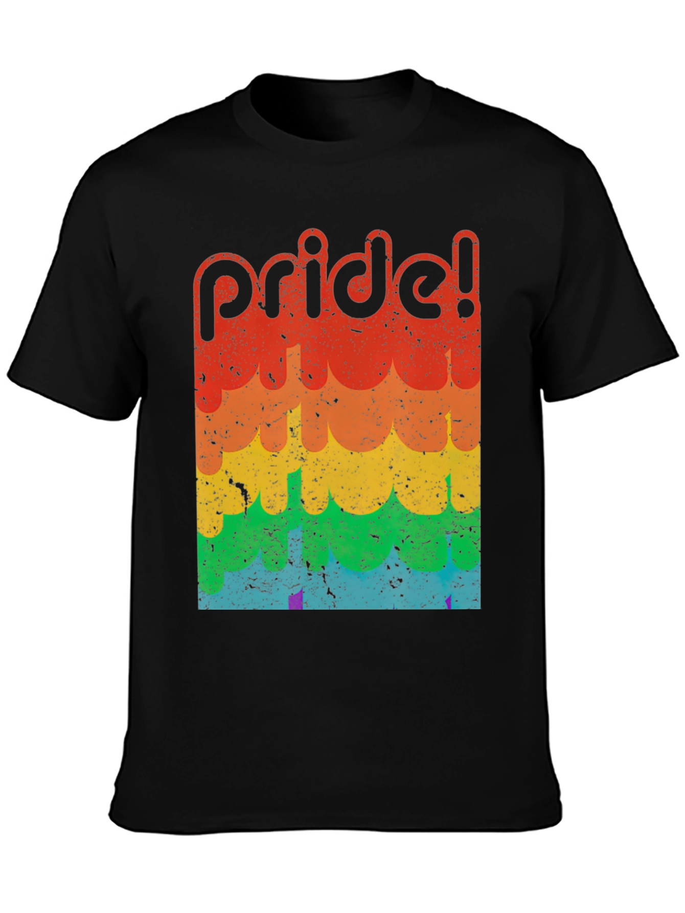 Retro Pride T-Shirt - LGBTQ+ Rainbow Tee