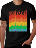 Retro Pride T-Shirt - LGBTQ+ Rainbow Tee