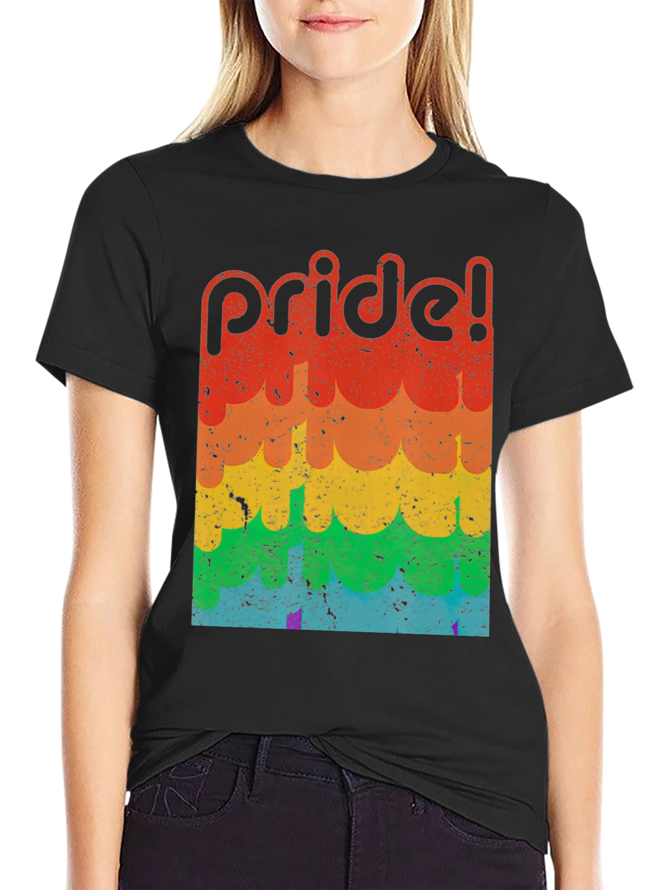 Retro Pride T-Shirt - LGBTQ+ Rainbow Tee