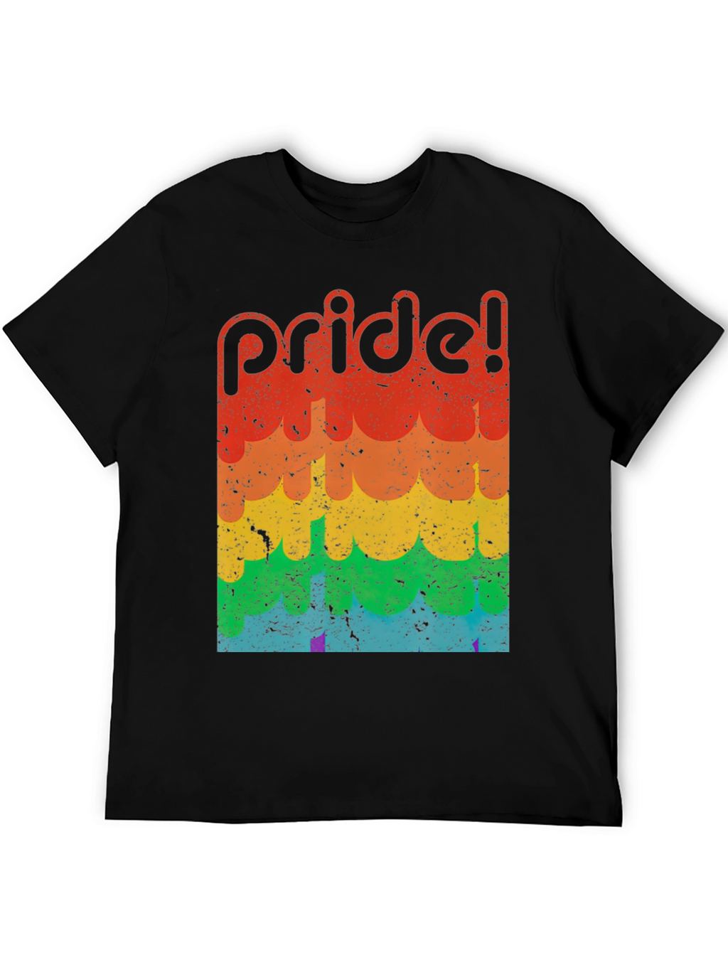 Retro Pride T-Shirt - LGBTQ+ Rainbow Tee