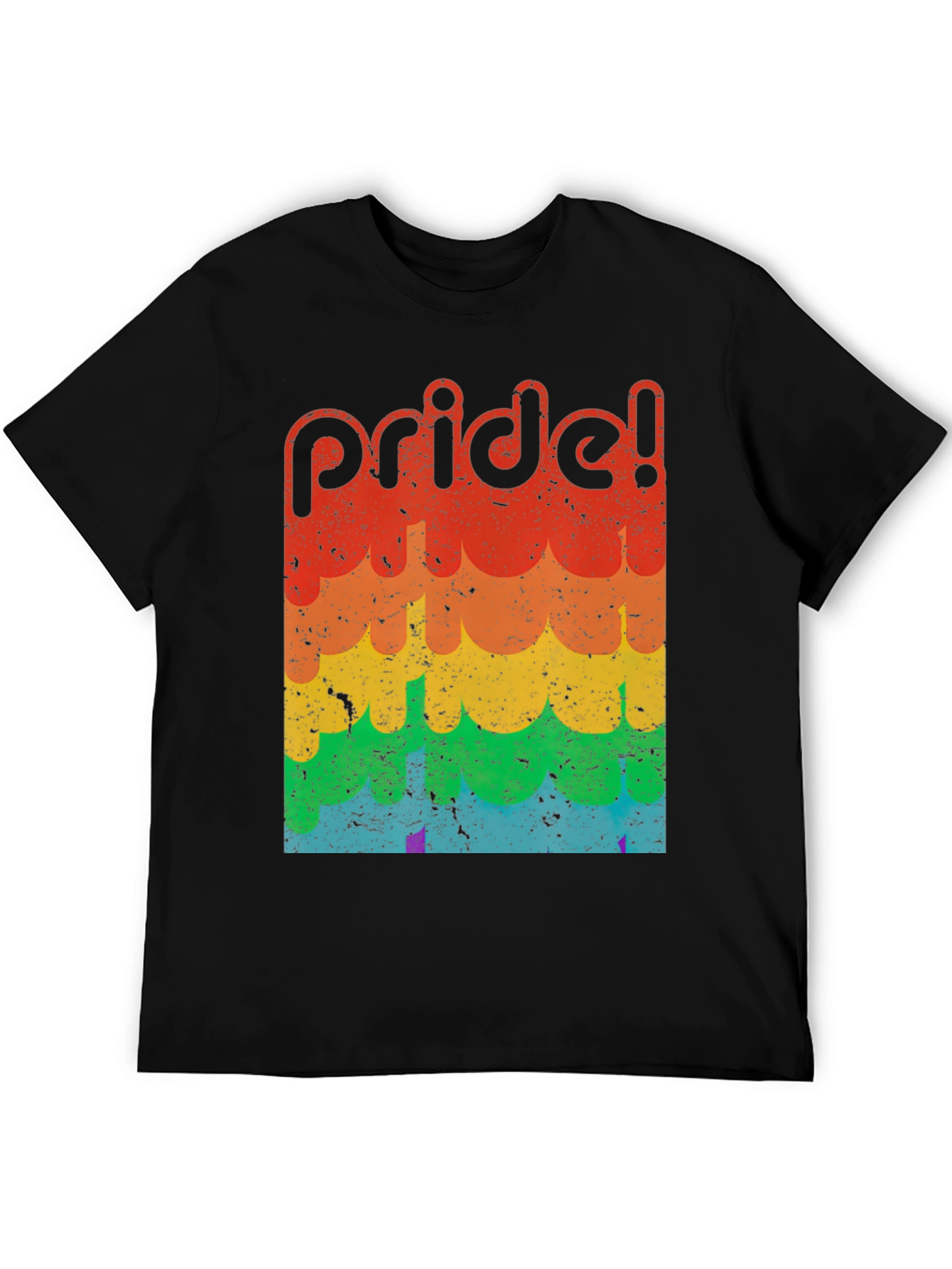Retro Pride T-Shirt - LGBTQ+ Rainbow Tee
