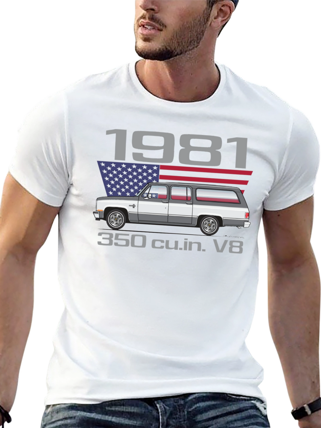 1981 Chevrolet Suburban T-Shirt - Classic American Truck