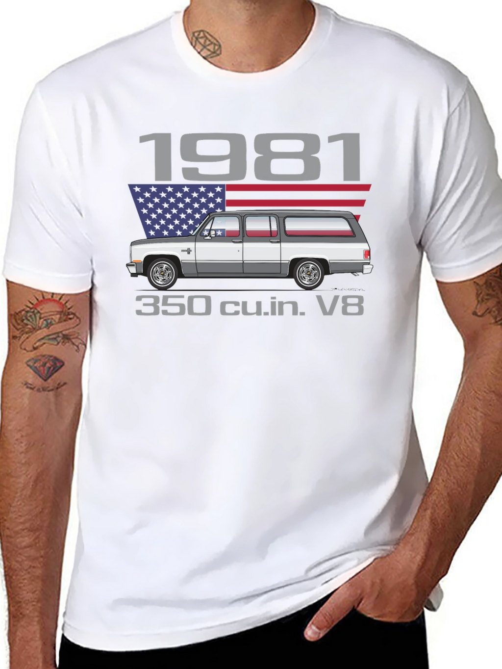 1981 Chevrolet Suburban T-Shirt - Classic American Truck