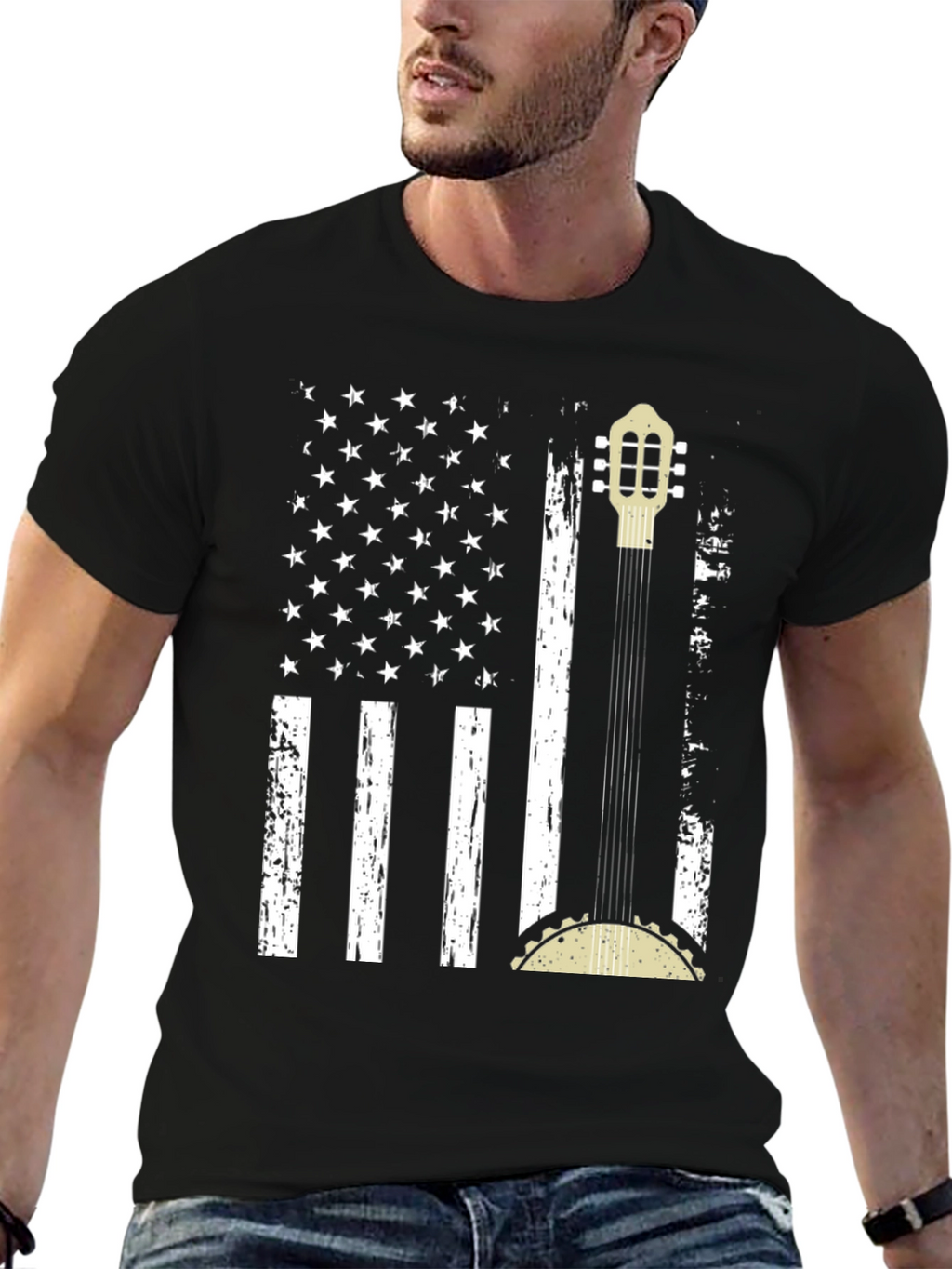 Banjo Taco Flag T-Shirt