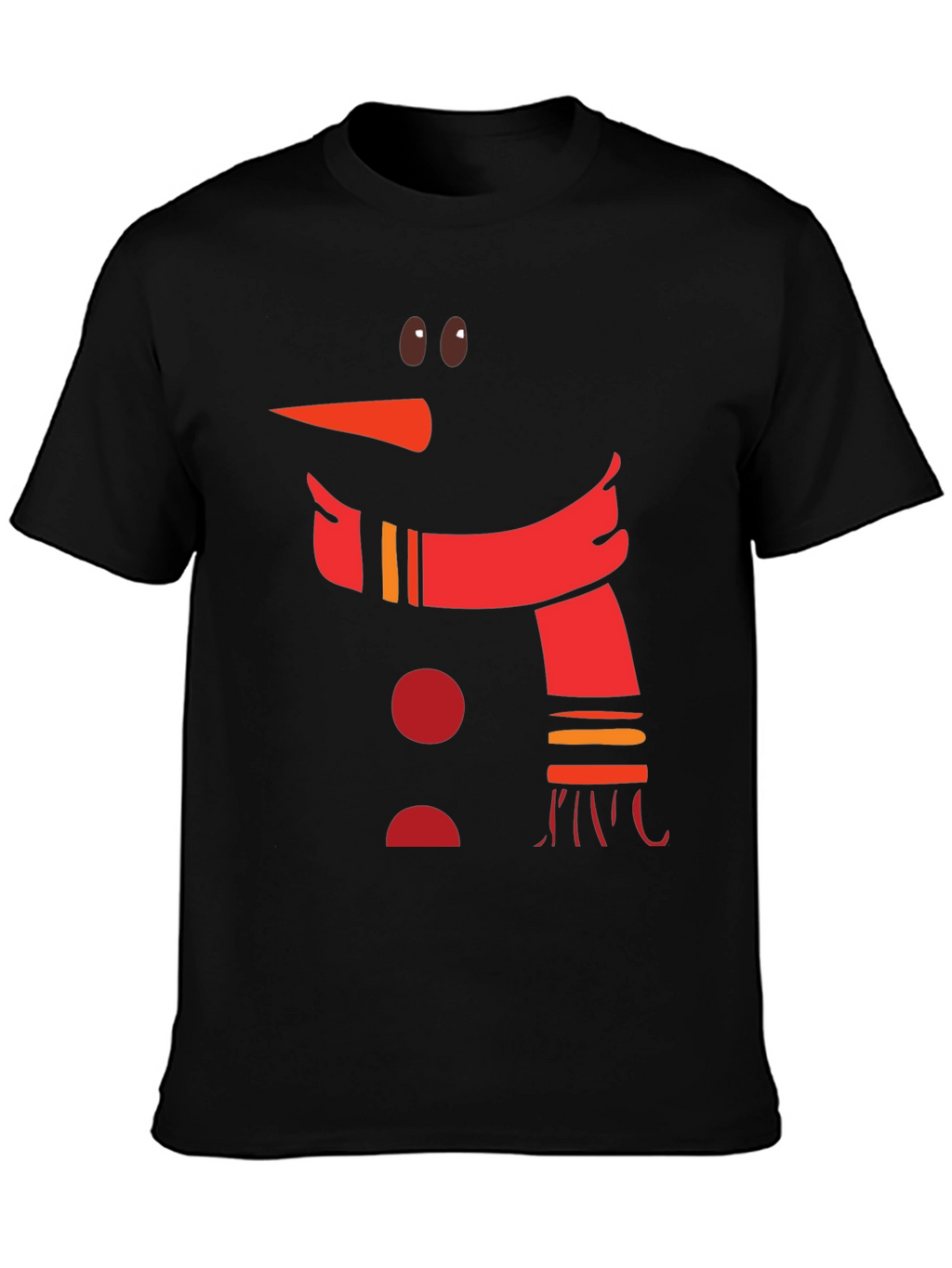 Snowman Graphic Tee - Festive Holiday Shirt