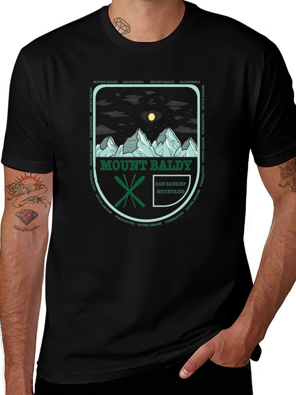 Mount Baldy Graphic Tee - California Adventure Shirt