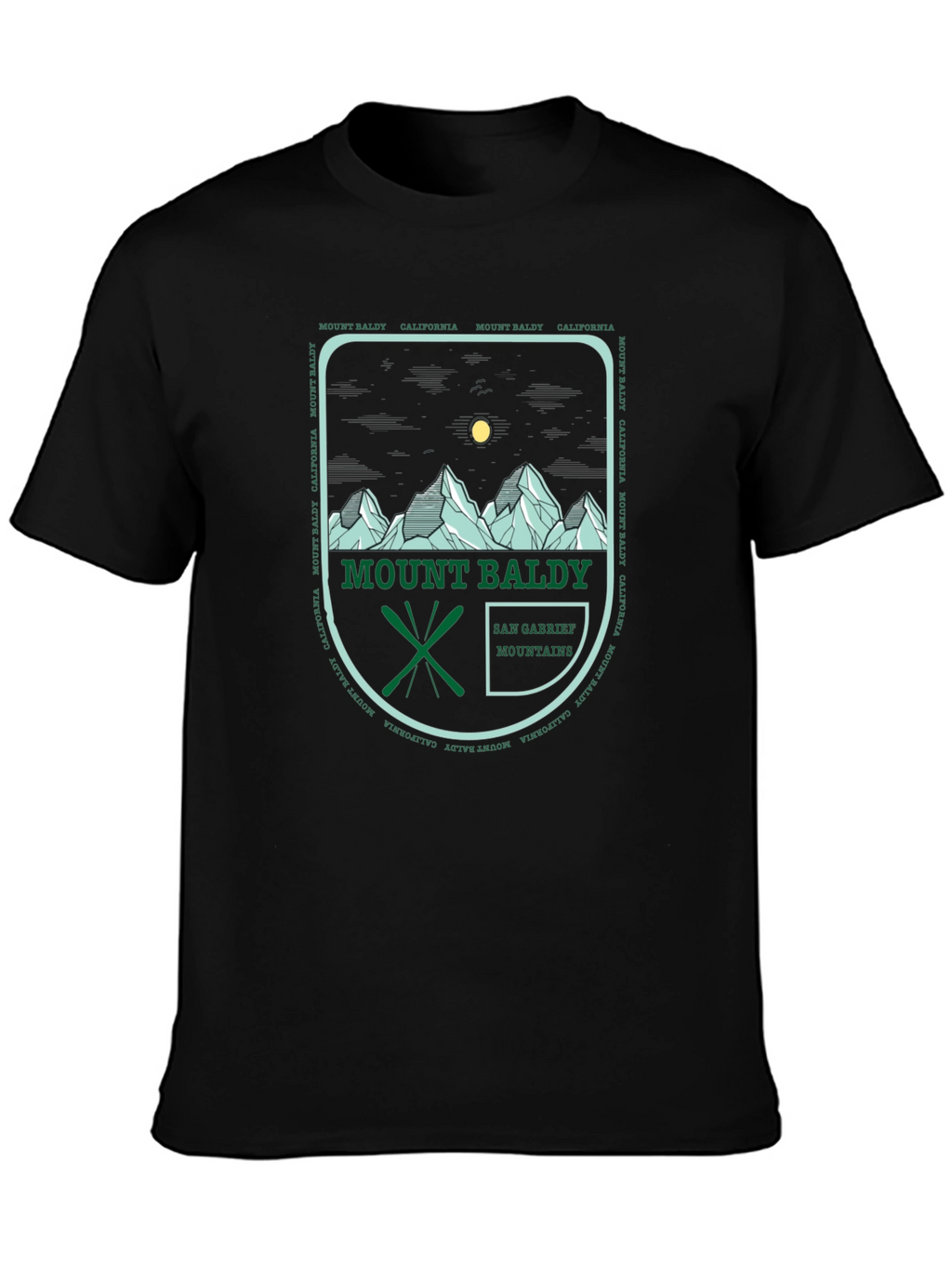 Mount Baldy Graphic Tee - California Adventure Shirt