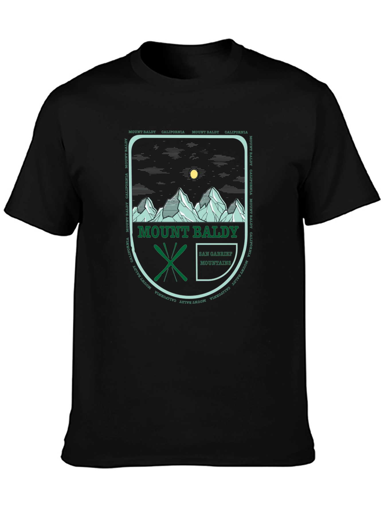 Mount Baldy Graphic Tee - California Adventure Shirt