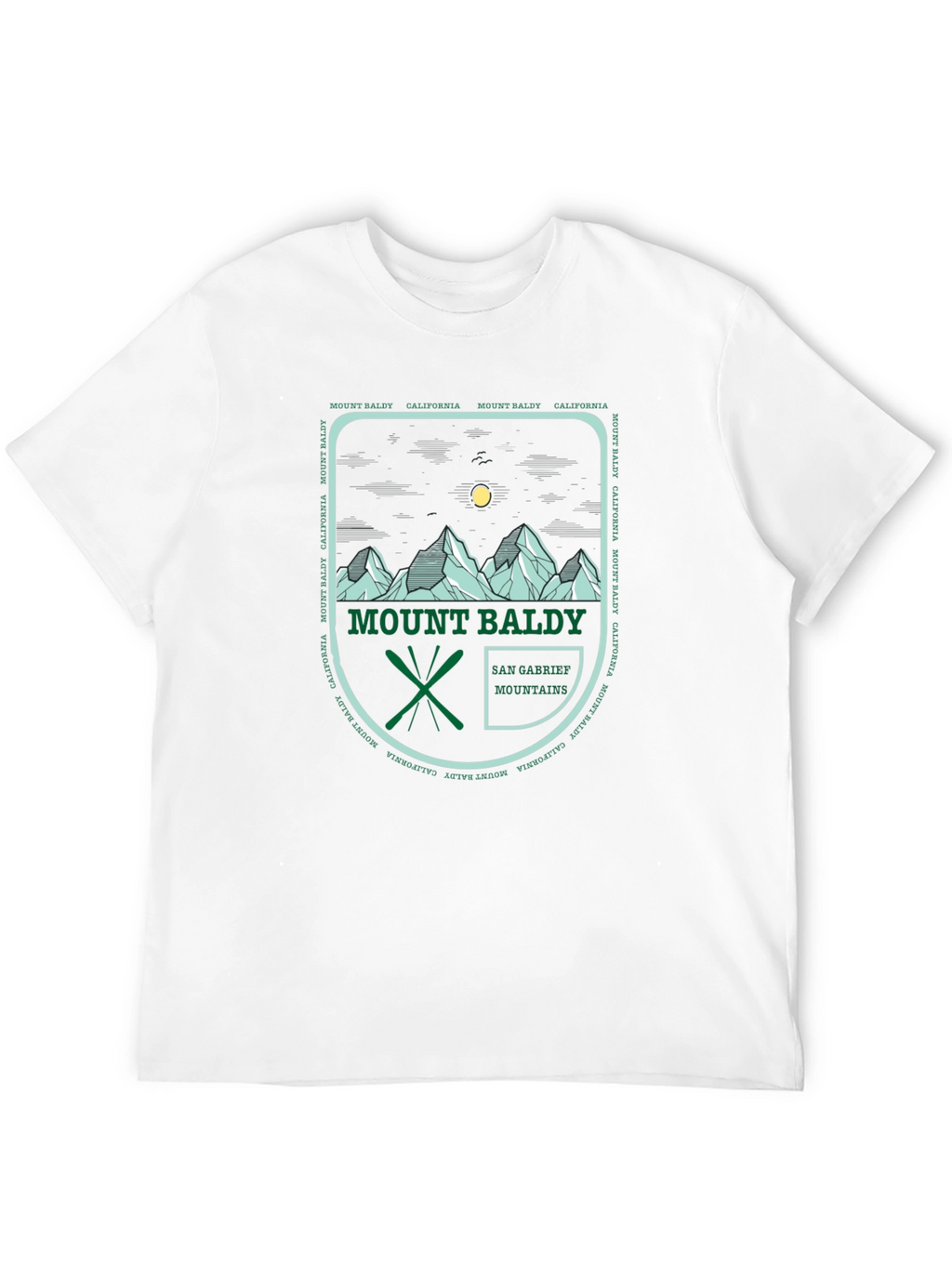 Mount Baldy Graphic Tee - California Adventure Shirt
