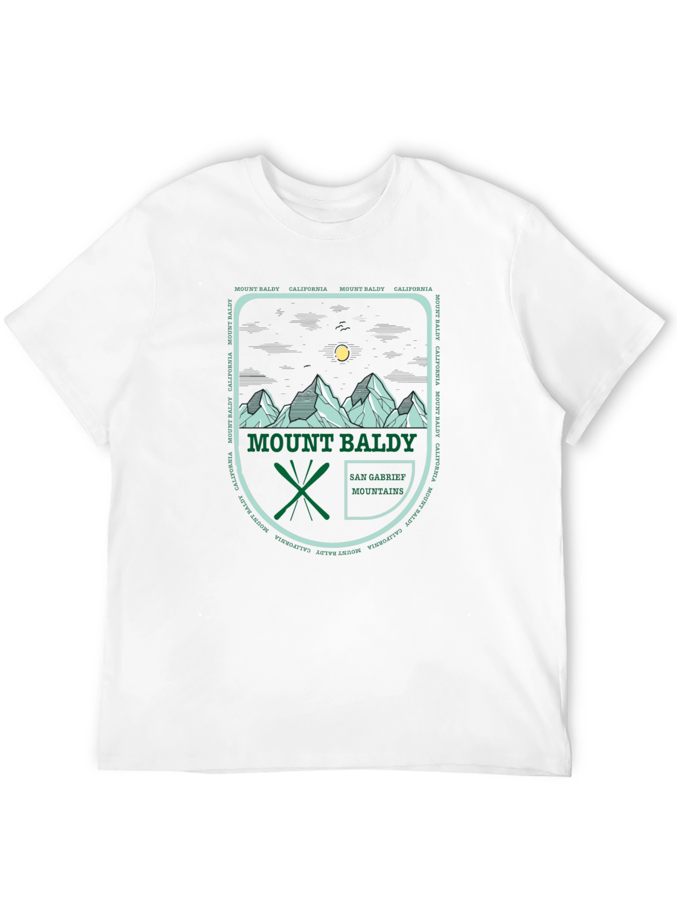 Mount Baldy Graphic Tee - California Adventure Shirt