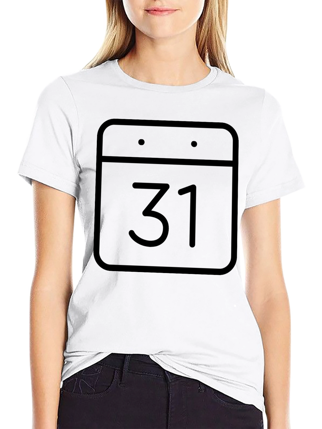 Calendar 31st T-Shirt - Black