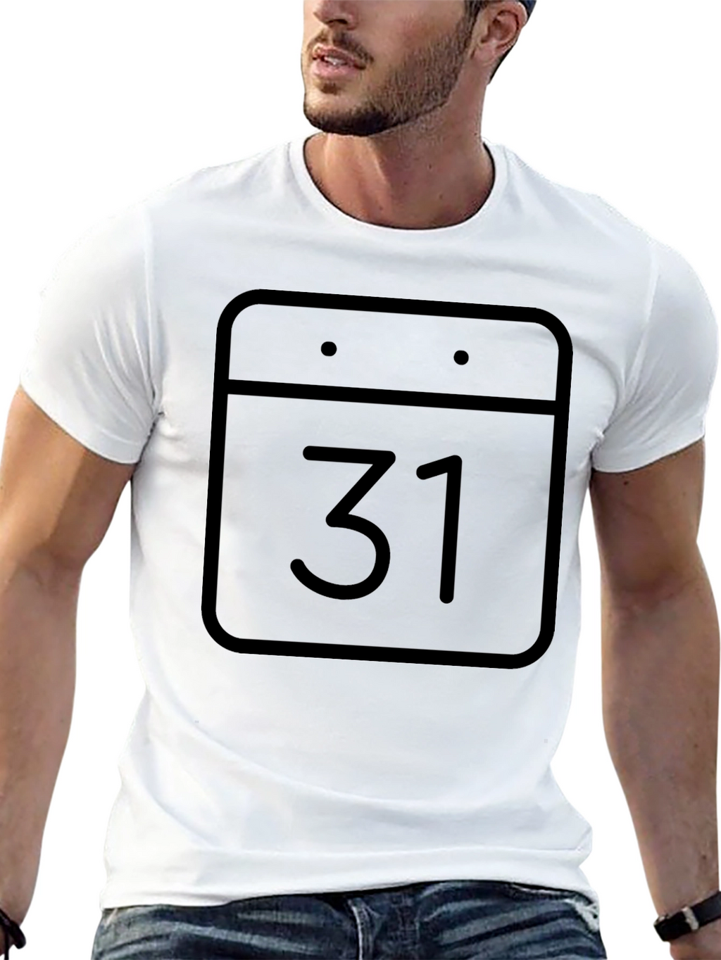 Calendar 31st T-Shirt - Black