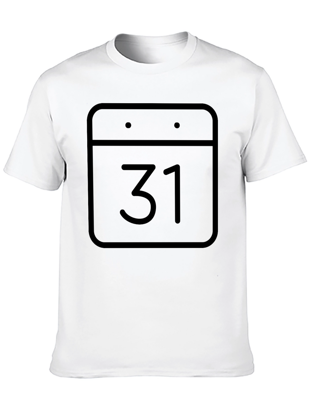 Calendar 31st T-Shirt - Black