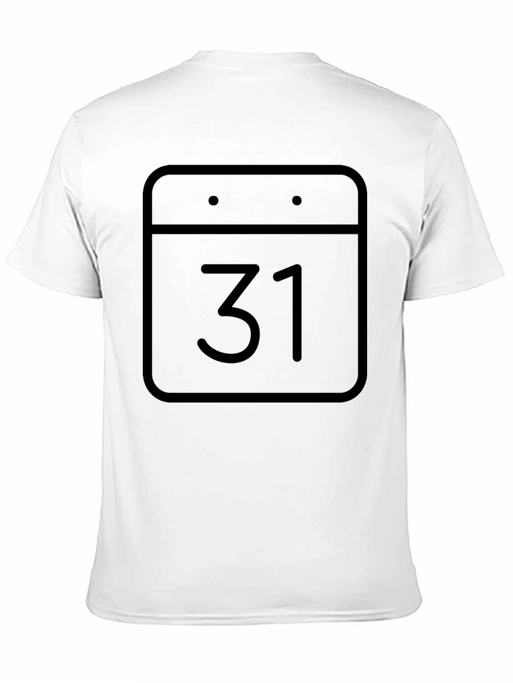 Calendar 31st T-Shirt - Black