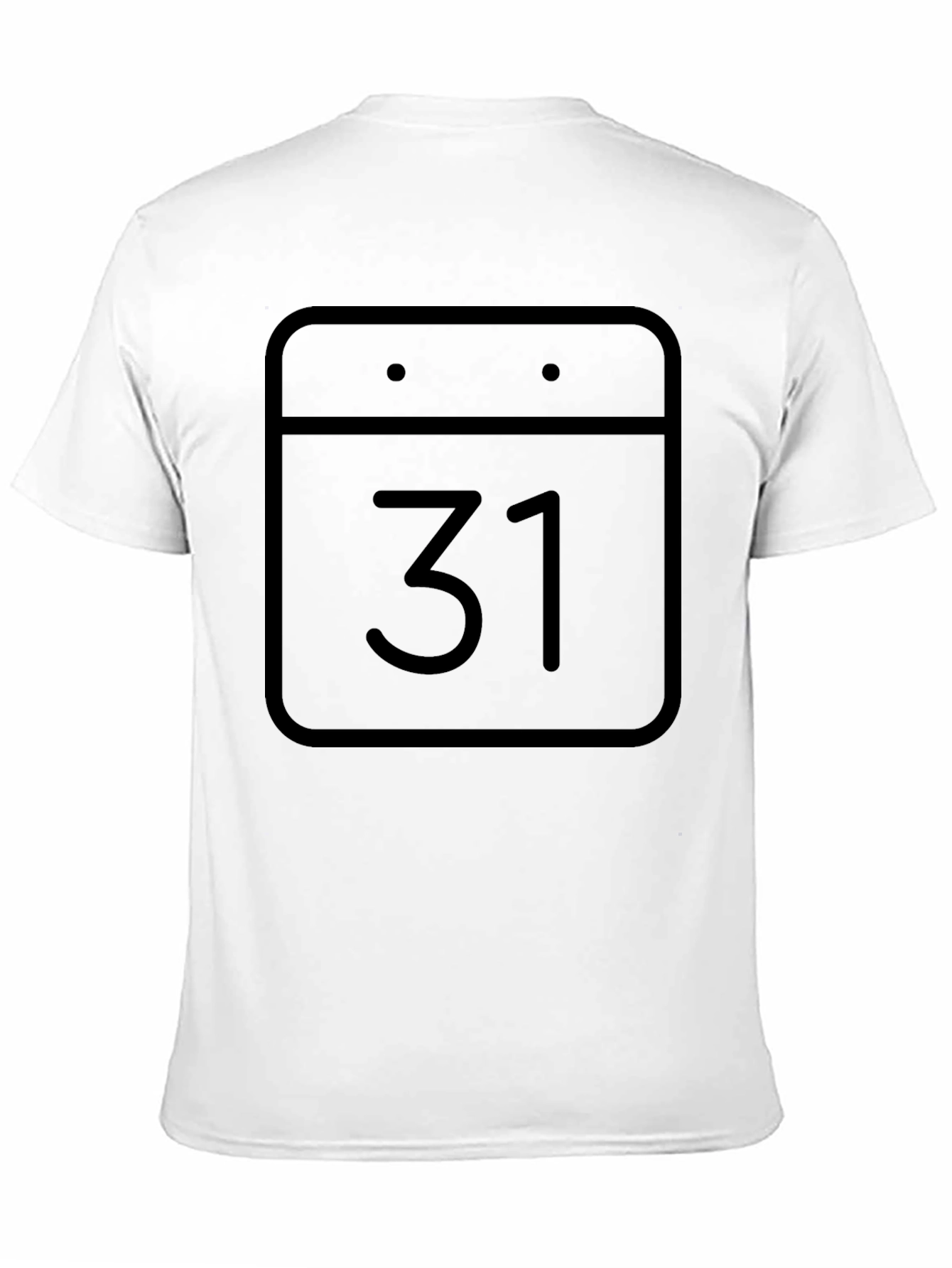 Calendar 31st T-Shirt - Black